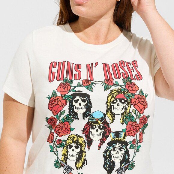 ❤️NWT VINTAGE TORRID BAND TEE - GUNS N' ROSES TEE - ROCK CONCERT - PLUS SIZE - Picture 8 of 11